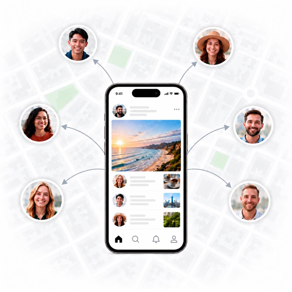 Instantly reach everyone around - Hiferr